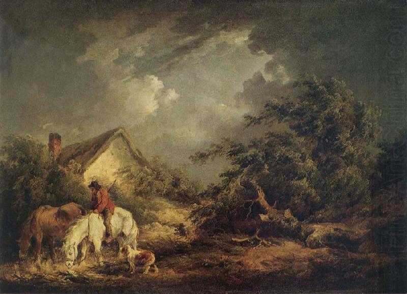 George Morland The Approaching Storm china oil painting image